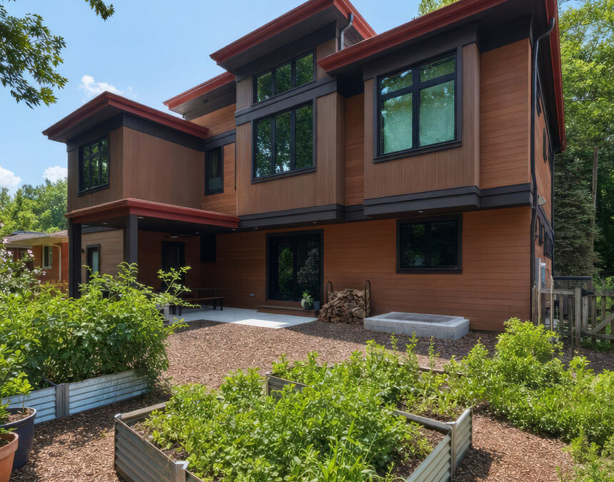 Greater Ann Arbour Home Tour – Exterior Rear Before and After